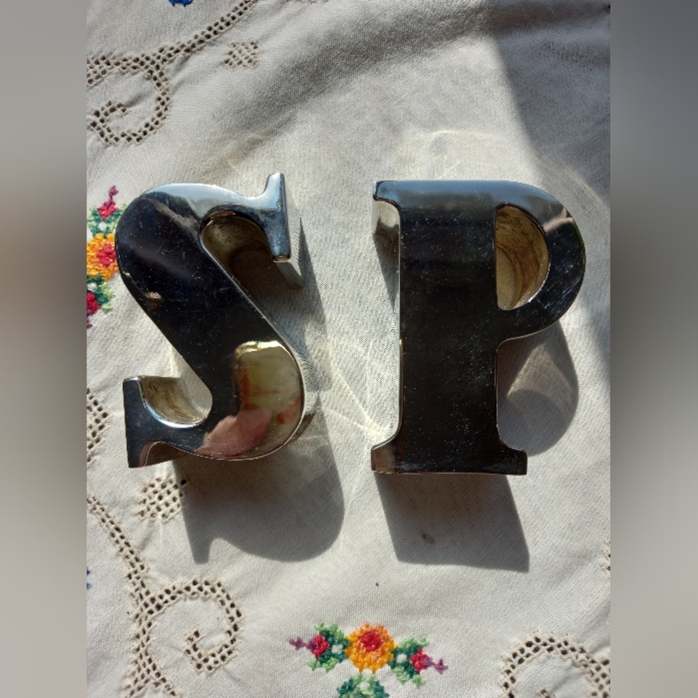 Silver plated Salt and Pepper shakers